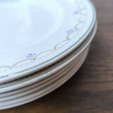 Set of 6 earthenware plates