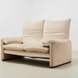 Canapé Vico Magistretti Maralunga pour Cassina Italie 1973