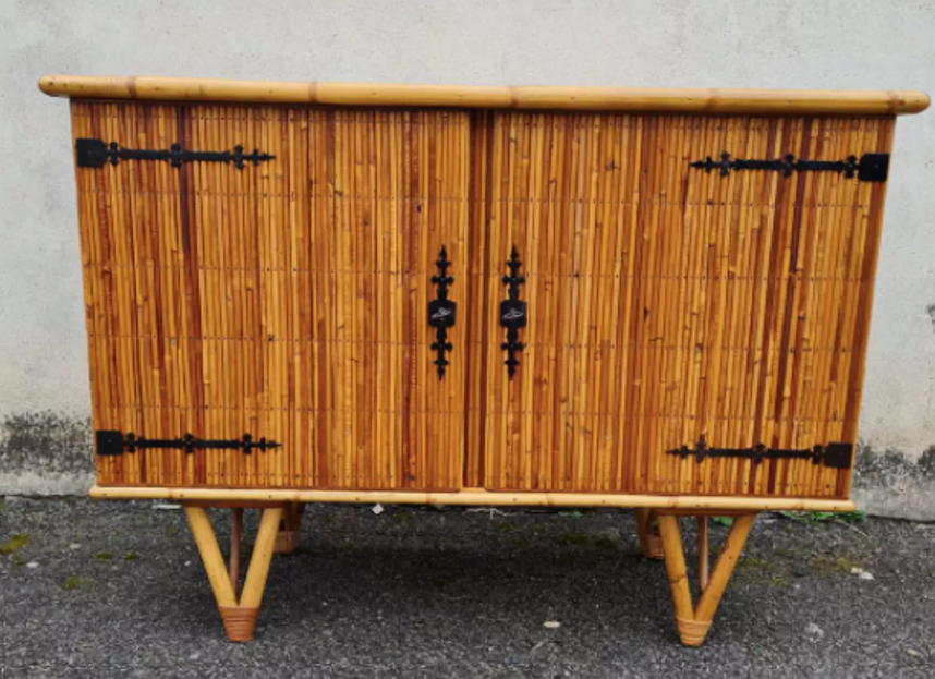Rattan buffet 1950