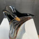 Iridescent ceramic pitcher from Bassano, Italy, from the 1970s.