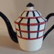 Earthenware teapot hbcm Hyppolite Baker Creil Montereau model Bearn
