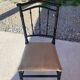 Chaise Napoléon III en bois imitant le bambou