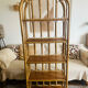 Rattan bookcase