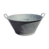 zinc basin 48cms in diameter
