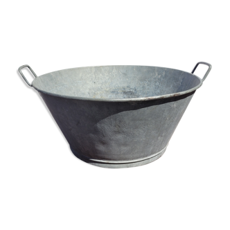 Bassine en zinc 48cms de diamètre