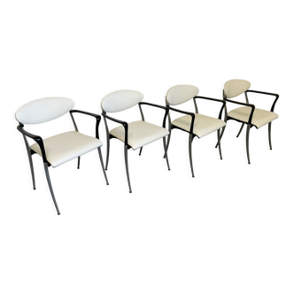 Ensemble de 4 chaises de salle à manger Coro