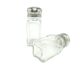 Salt shaker set, modernism, transparent glass, Poland, 1970s.