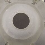 Signed ezan france frosted glass icicle shades set of 3 – art deco lighting