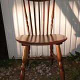 Ancienne chaise bistrot Baumann menuet bois vintage