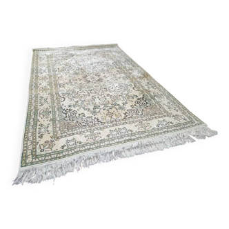 Antique Kashmir rug 130x197 cm – silk on silk
