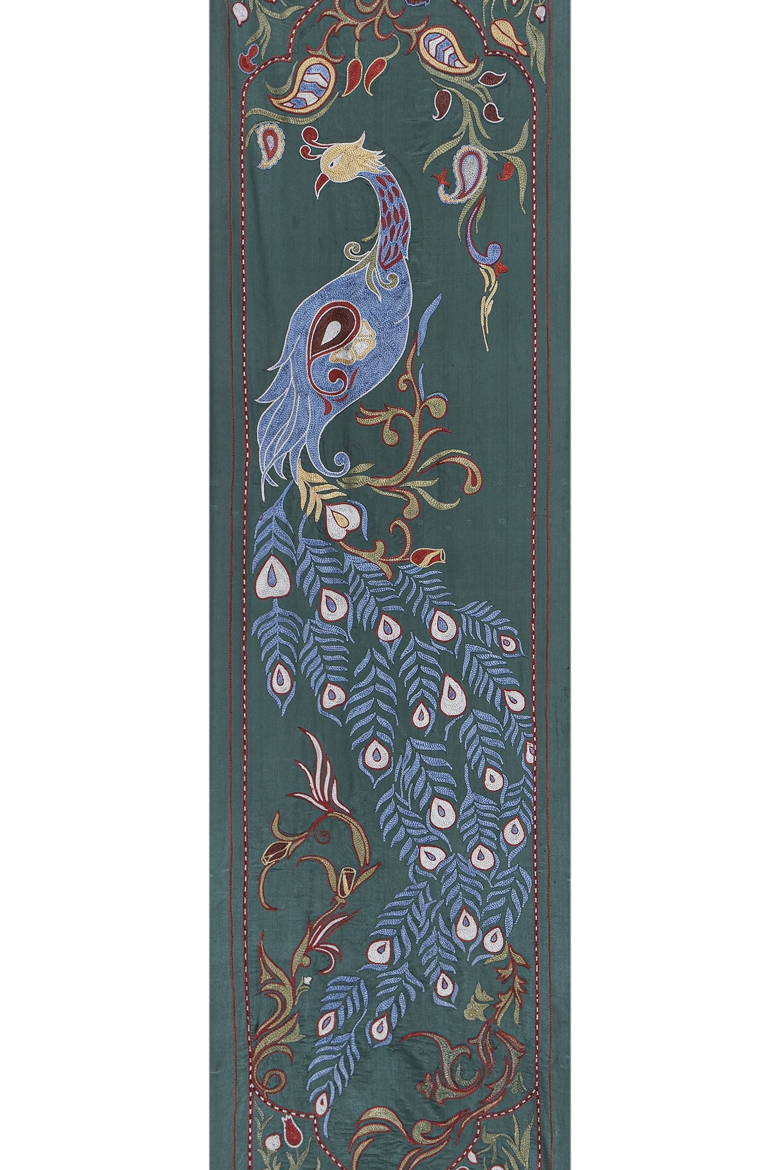 Hand knotted rug, vintage turkish rug 53x184 cm