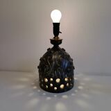 Ceramic table lamp, from Danish Leif Holm. with two light sources