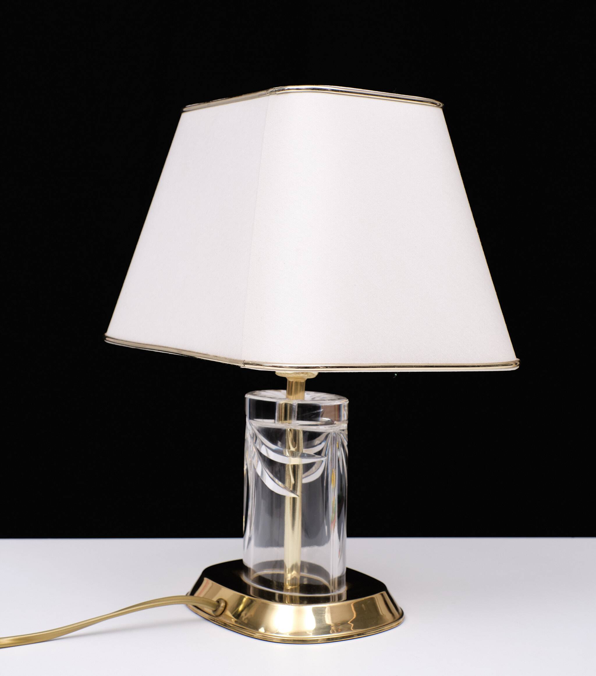 Preciosa Top quality pristine Bohemian Crystal Table lamp Czech Republic