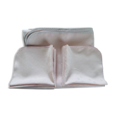 Nappe rectangulaire 12 personnes et 12 serviettes De Wite Lietaer 160 cm