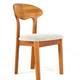 Lot de 6 chaises design danoises Juul Kristensen en teck
