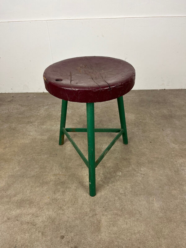 Tabouret tripode industriel style loft