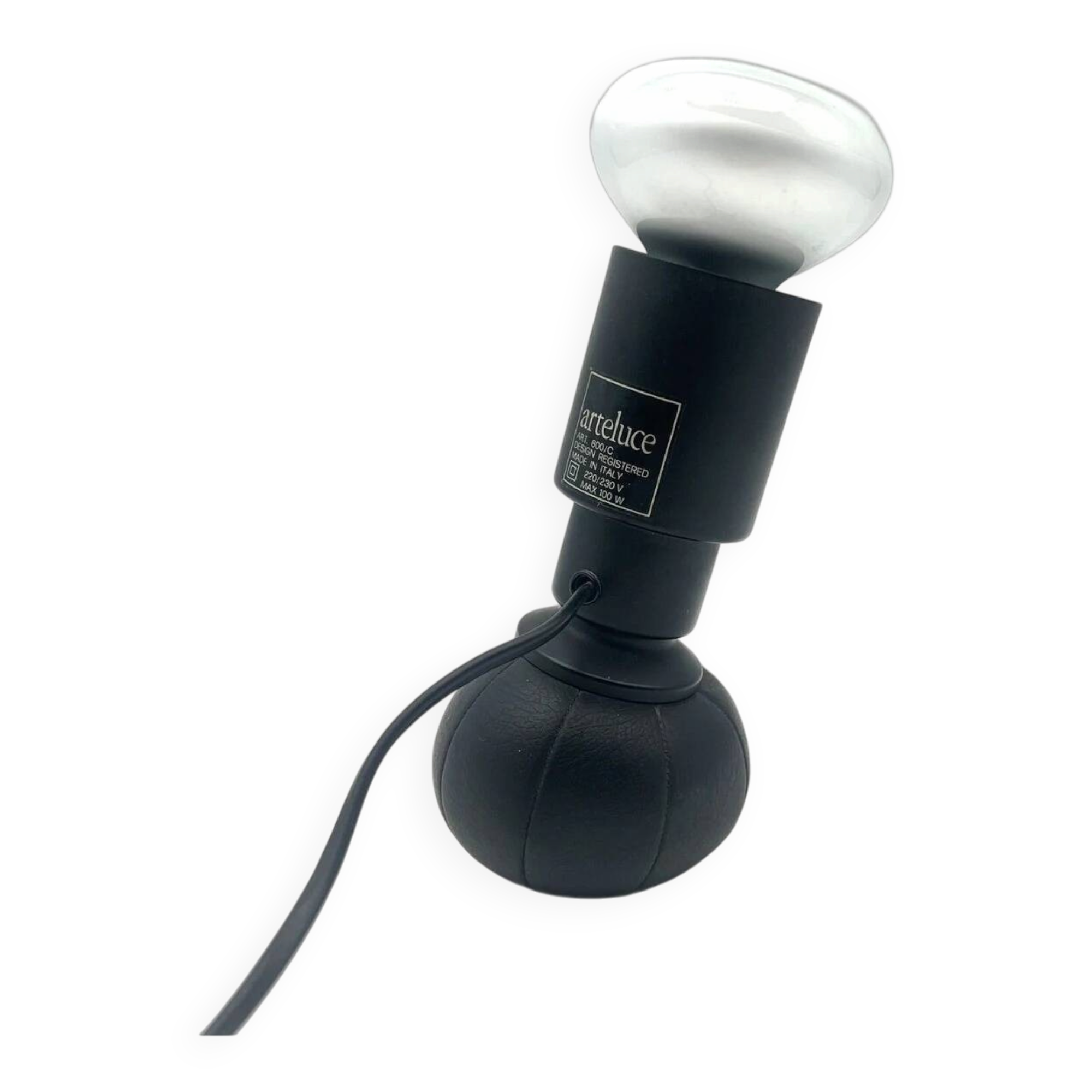 Lampe de table vintage arteluce mod. 600/c design gino sarfatti 1966 flos