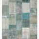 7x10 oversize teal green vintage rug 300x207cm