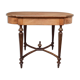 Table de milieu 19 ème, marqueterie de fleurs