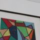 Swedish Mixed Media/Oil Pastel on Panel –“Ritad 66” by Ann Wazzgren