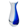 Murano Sommerso Two-Coloured Cobalt Blue Vase Sculpture