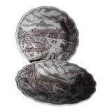 Decorative plates English landscape, Fontebasso Italy