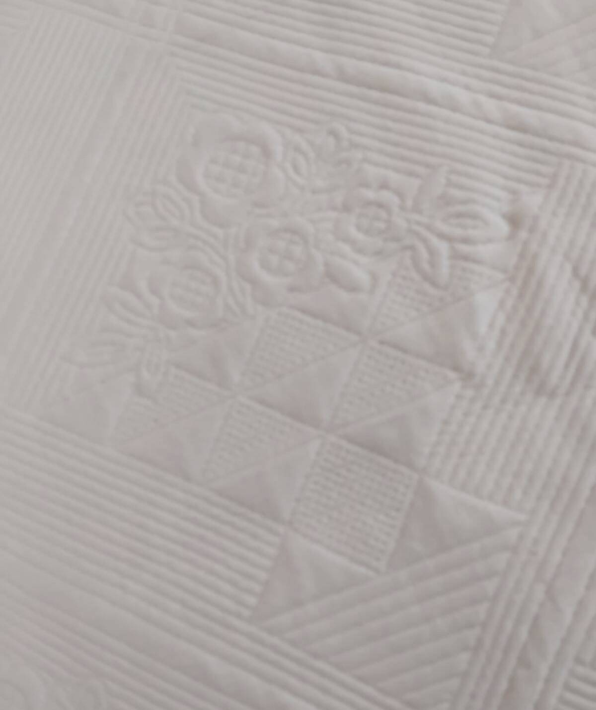 Vintage Boutis bedspread.