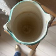 Vase art déco en barbotine signé A.G de Bruyn