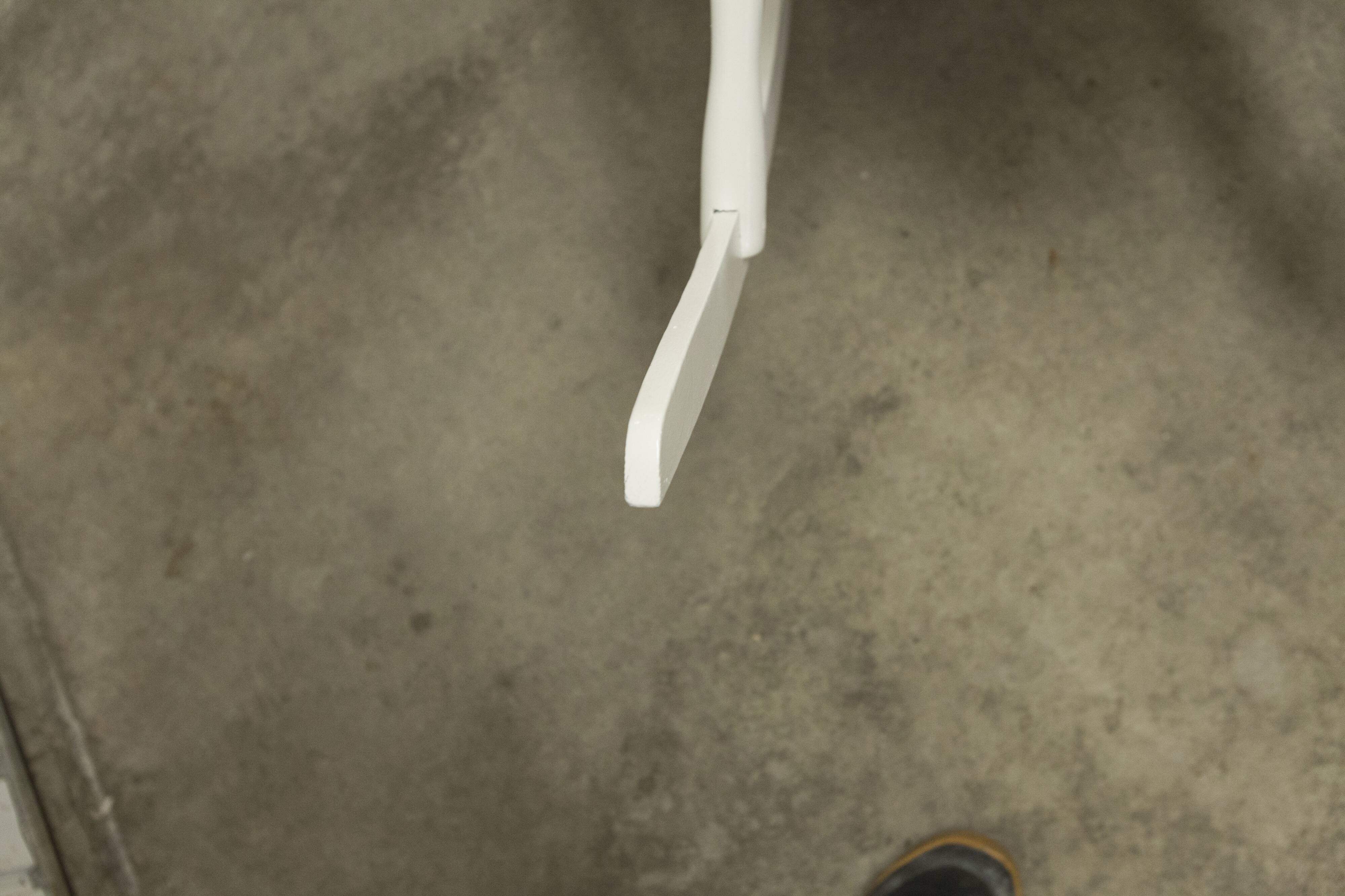 Grandessa rocking chair in white beech by Lena Larsson 1960 for Nesto