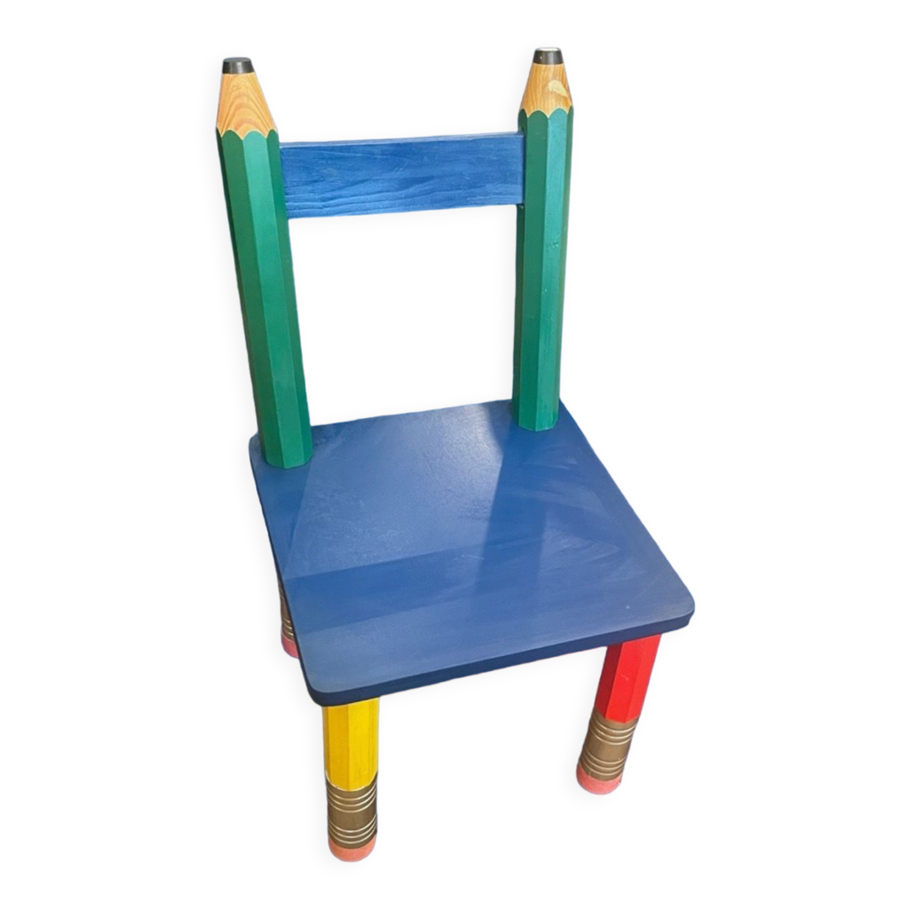 Chaise crayon pour enfants par pierre sala | Selency