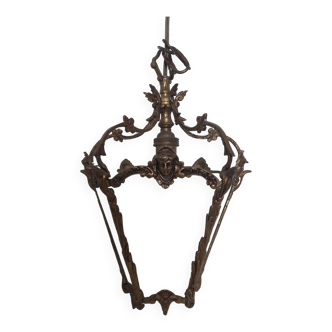 Suspension bronze et verre