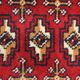 Traditionnel tapis vintage en laine rouge persan fait à la main tapis oriental area - 67x138cm