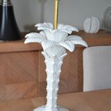 Vintage ceramic palm tree lamp base