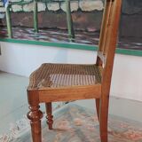 Suite de 4 chaises Louis Philippe en merisier XIXème