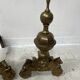 Important pair of brass log holders from the 20th century.