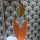 Vintage orange soliflore