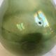 Ancienne “dame jeanne” en verre soufflé,vert bouteille