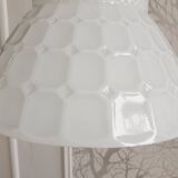 White opaline pendant light