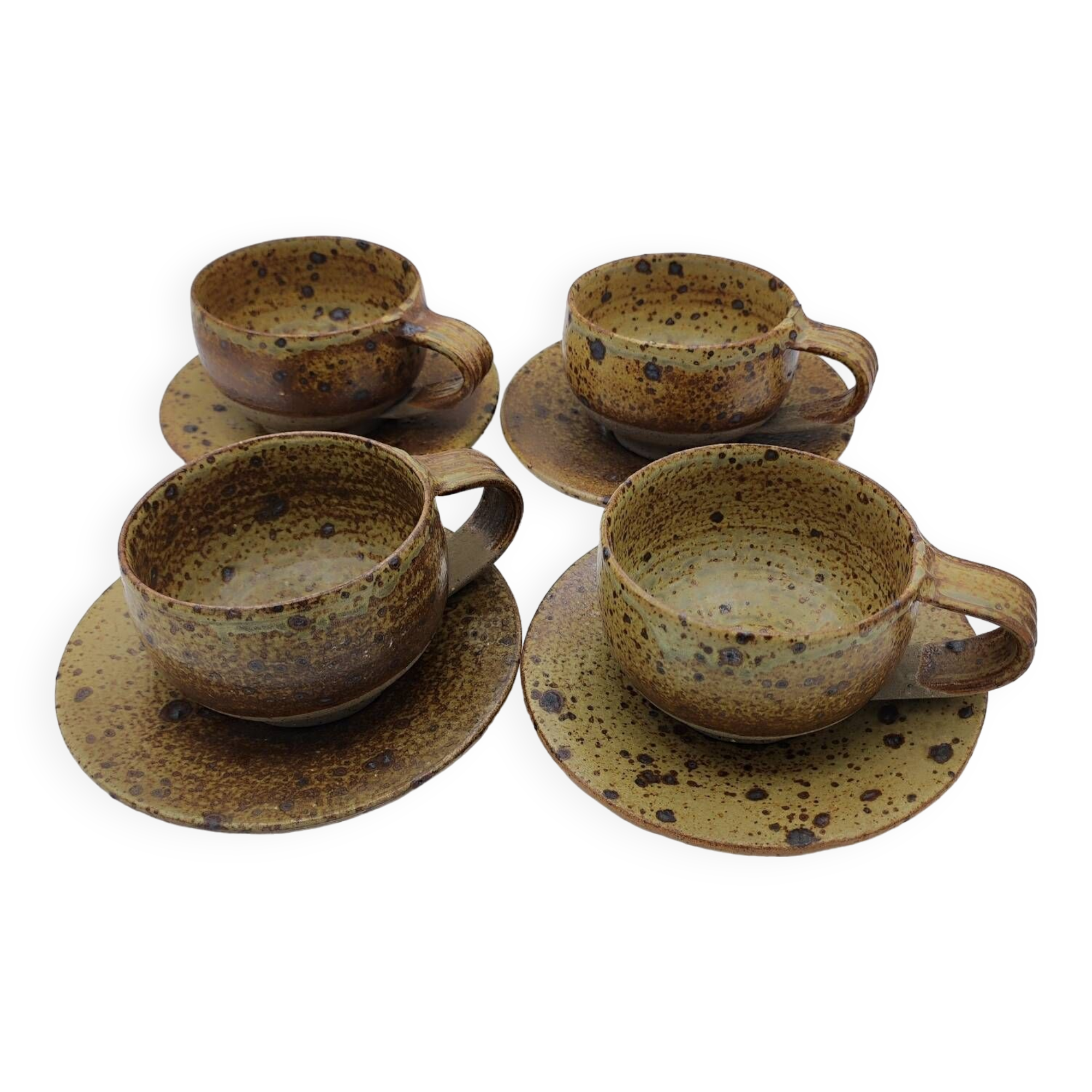 4 stoneware cups by Charles Gaudry