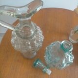 Set carafe and pitcher bunch of grapes
