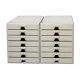 Set of 2 metal and plastic drawer lockers