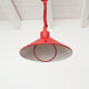Vintage red Rolly lamp 1970