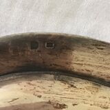 Large silver tray with hallmark