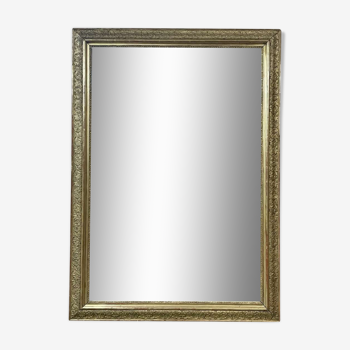 Miroir XIXème en bois doré -160x115cm