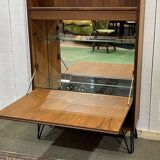 70s Teak Bar Library Shelf
