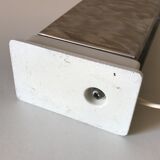 Pied lampe en inox design annees 70