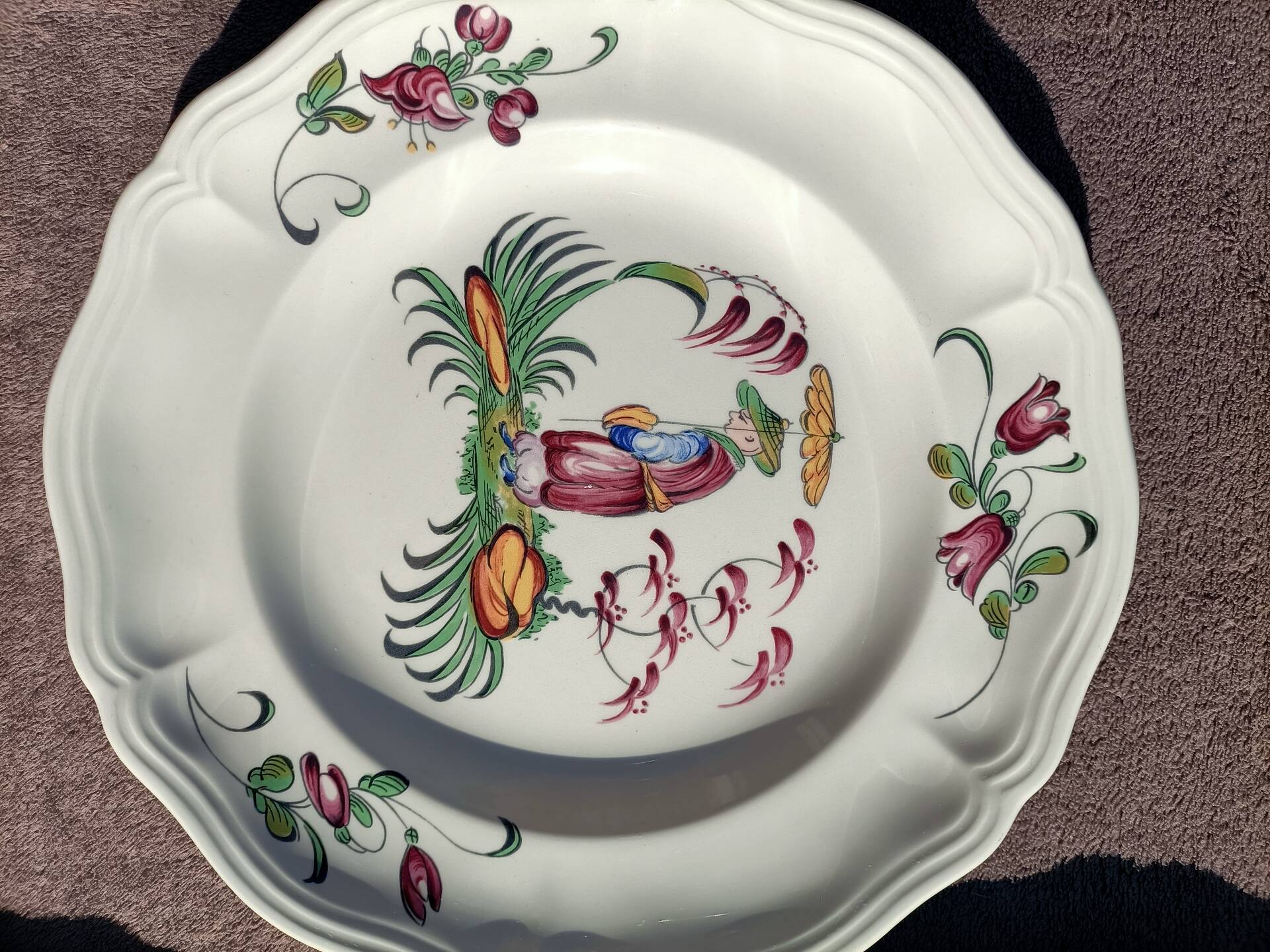 Set of plates x6 Longchamp