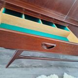 Vintage Louis van Teeffelen sideboard for Wébé, antique secretary buffet