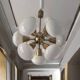 Sputnik Chandelier by Kamenecky Senov, Vintage Czechoslovak 1970s