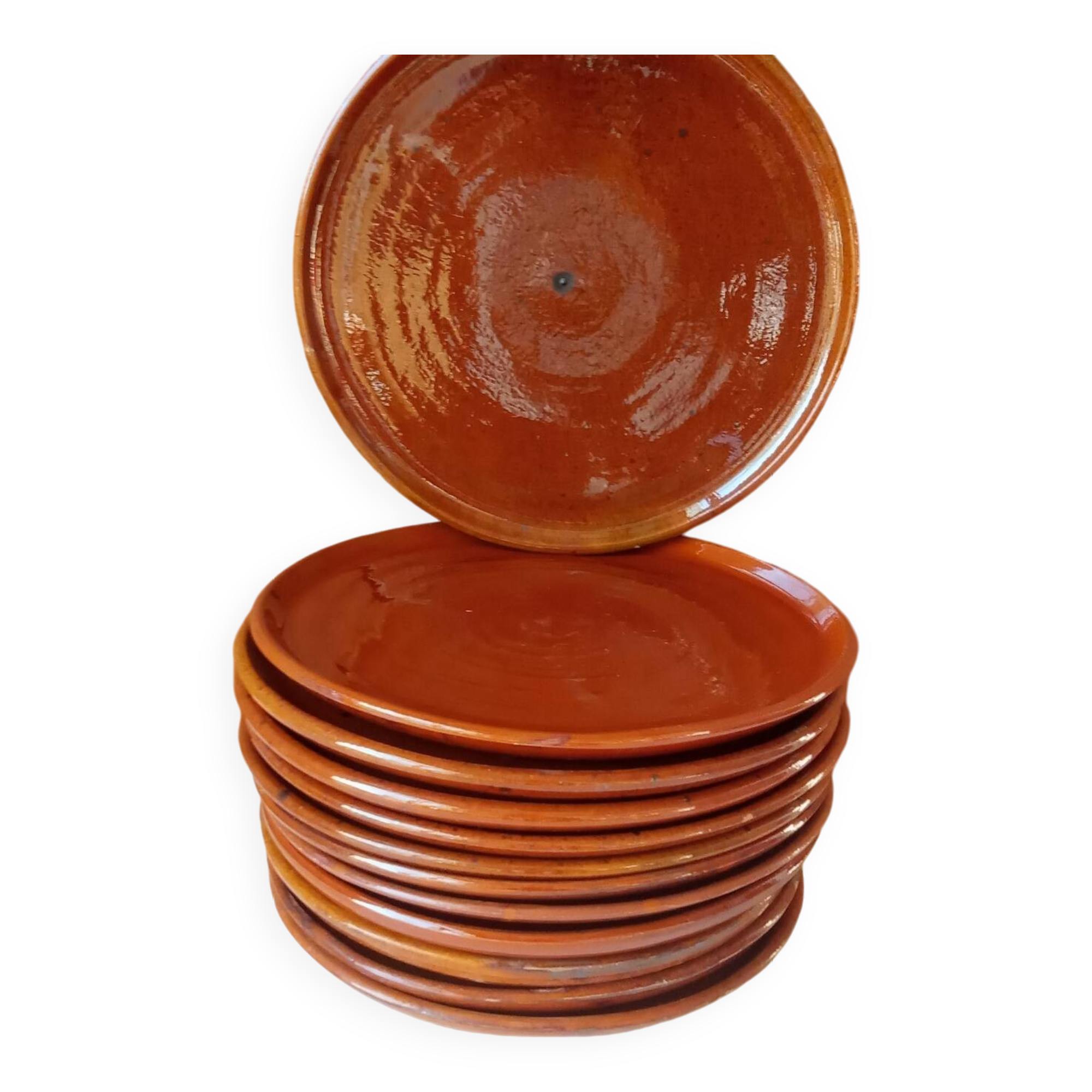 Twelve ceramic plates from Vallauris, Foucard Jourdan